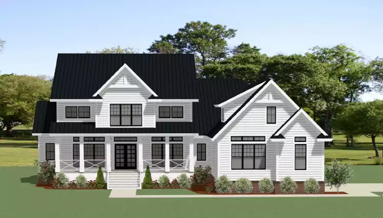 image of four bedroom house plan 7064